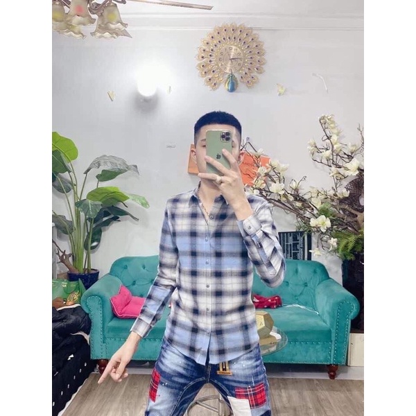 [HÀNG CAO CẤP] Áo sơ mi nam dài tay ,chất liệu cotton thoáng mát, không nhăn, không bai xù