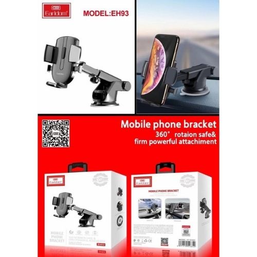 Giá Đỡ Điện Thoại, Kẹp Điện Thoại Đa Năng Trên Ô Tô Earldom EH – 93 Sang Trọng, Xoay 360 Độ