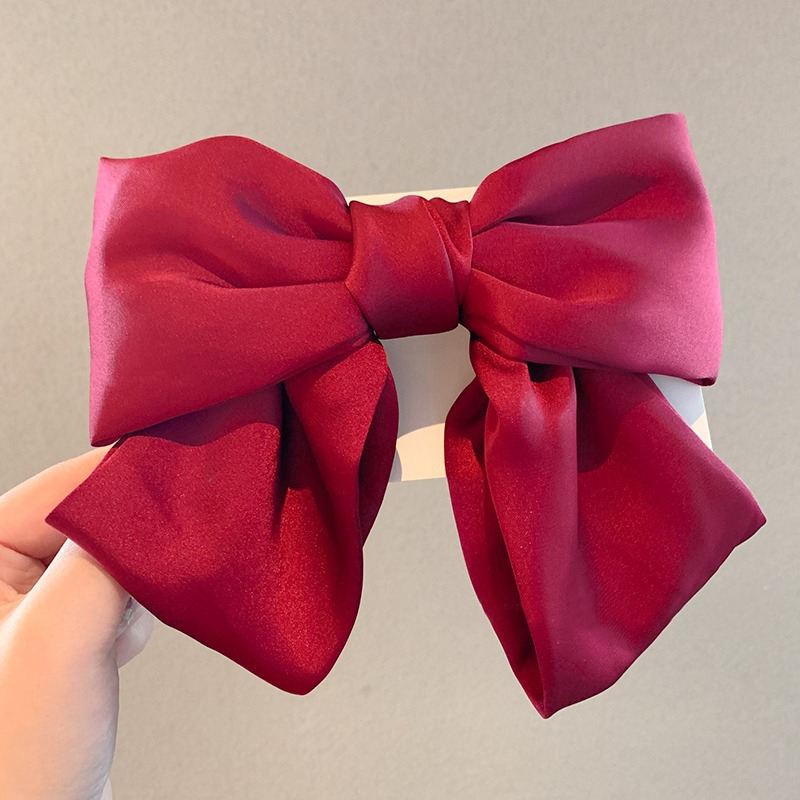 Kẹp Tóc Đính Nơ Xinh Xắn Phong Cách Hàn Quốc Cho Nữ