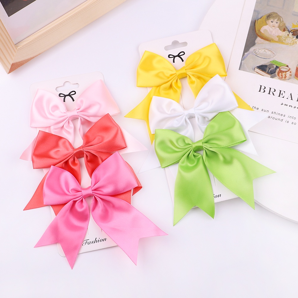Set 3 kẹp tóc KIDSBOWS hình nơ dễ thương xinh xắn 4.52 inch cho bé gái