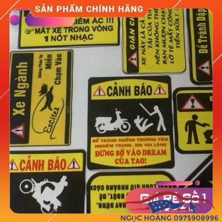 ★〓 bộ sticker mã 04  cảnh báo siêu ngầu trái bầu luôn ★〓