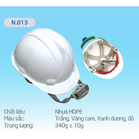 Nón bảo hộ BB N013- khóa vặn