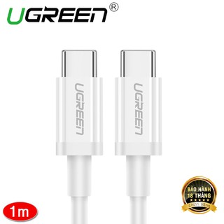 Cáp usb type c to usb type c kết nối sạc, truyền dữ liệu ugreen 60518 dài 1m chính hãng