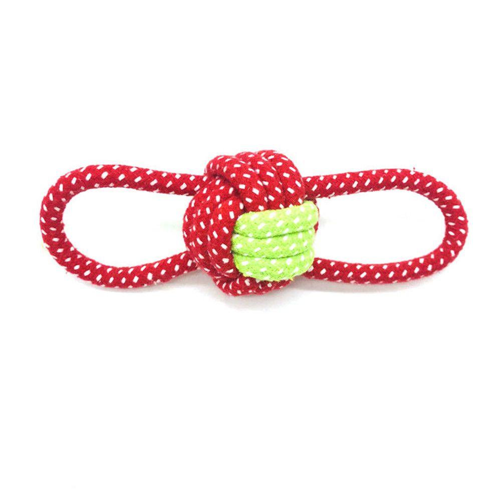 Set 1 / 8 Đồ Chơi Dây Thừng Cotton Bện Siêu Bền Cho Thú Cưng