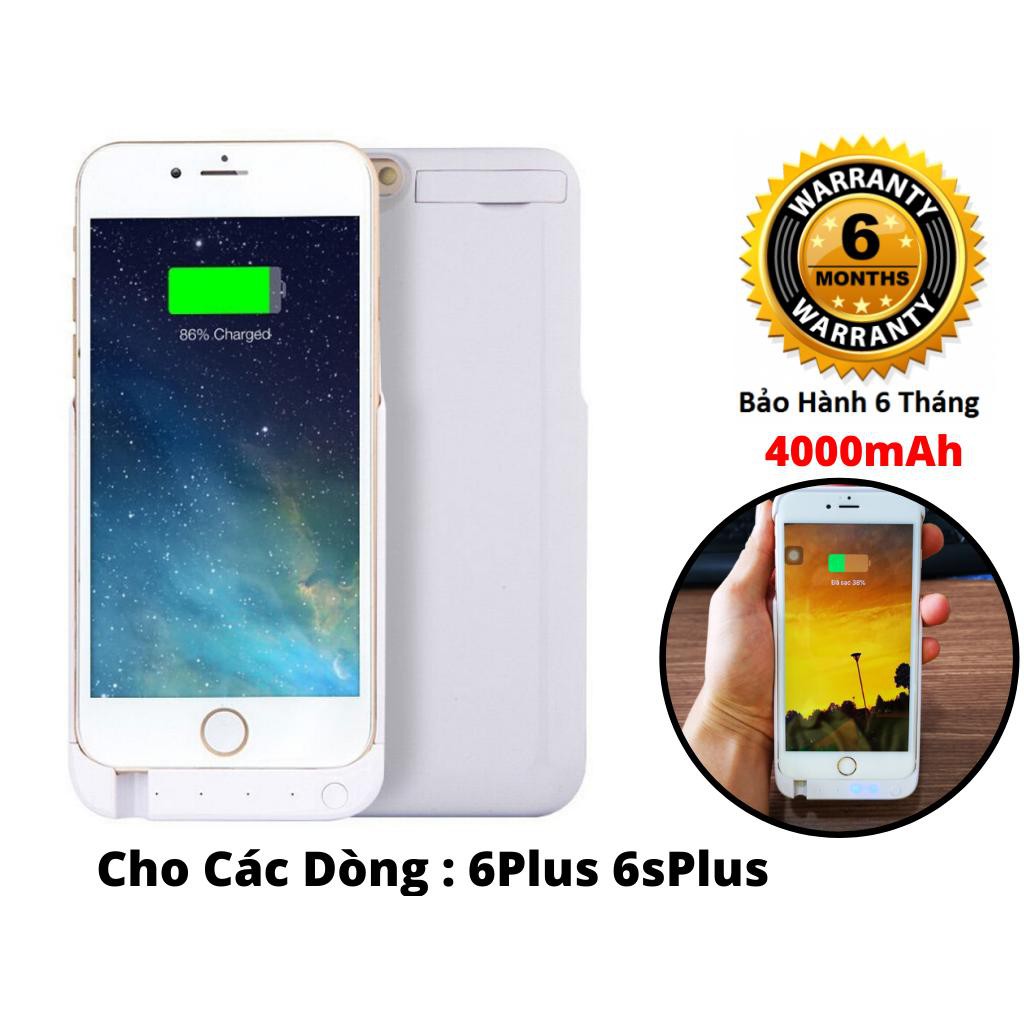 Ốp Kiêm Pin Sạc Dự Phòng IPhone 6 Plus 4000mAh JLW-6PCE