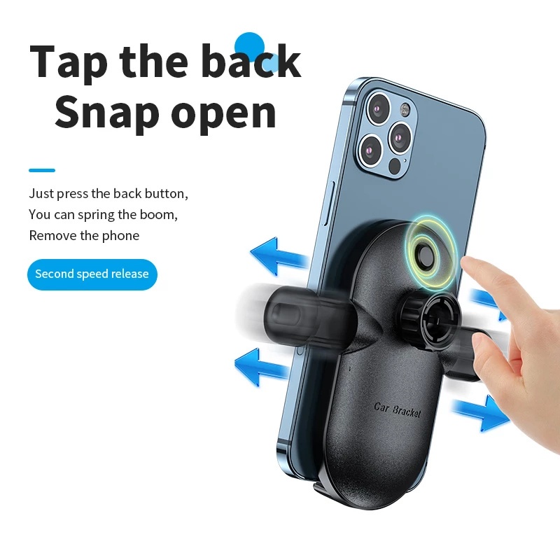 Giá Đỡ Điện Thoại Xoay 360 Độ In Hình Hoạt Hình Gắn Điều Hòa Xe Hơi