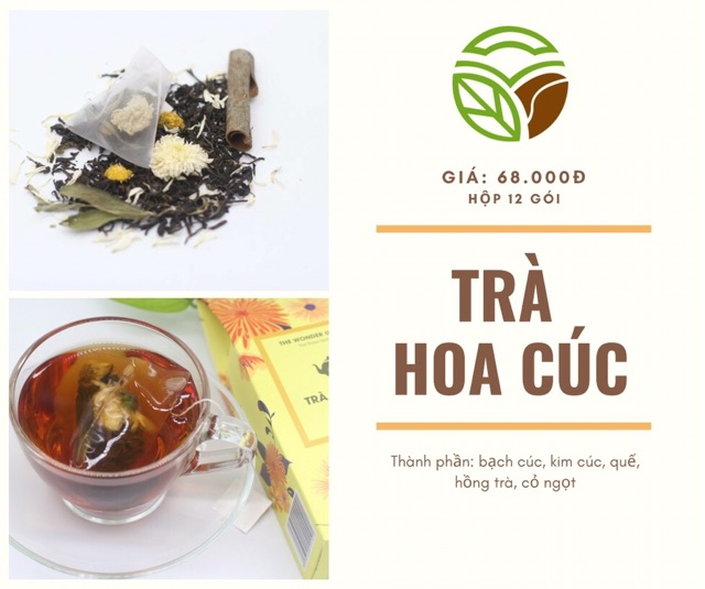 Trà hoa cúc túi lọc Kim tự tháp | BigBuy360 - bigbuy360.vn