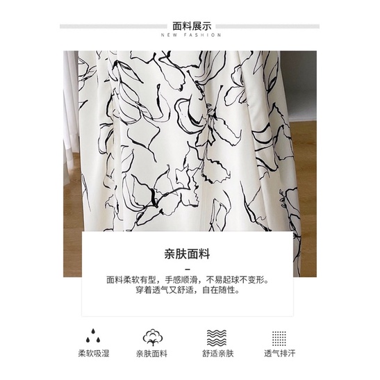 Váy đầm bầu dáng dài phom xuông rộng hở vai hàng quảng châu