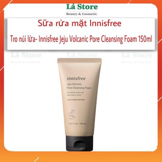 CHÍNH HÃNG - sữa rửa mặt cho da mụn đầu đen Innisfree Tro Núi Lửa Innisfree Jeju Volcanic Pore Cleansing Foam