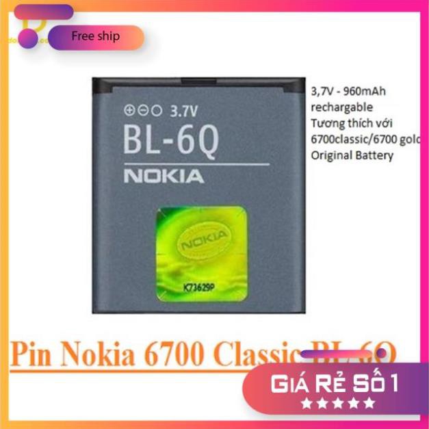 Pin Nokia 6700-BL-6Q xịn có bảo hành