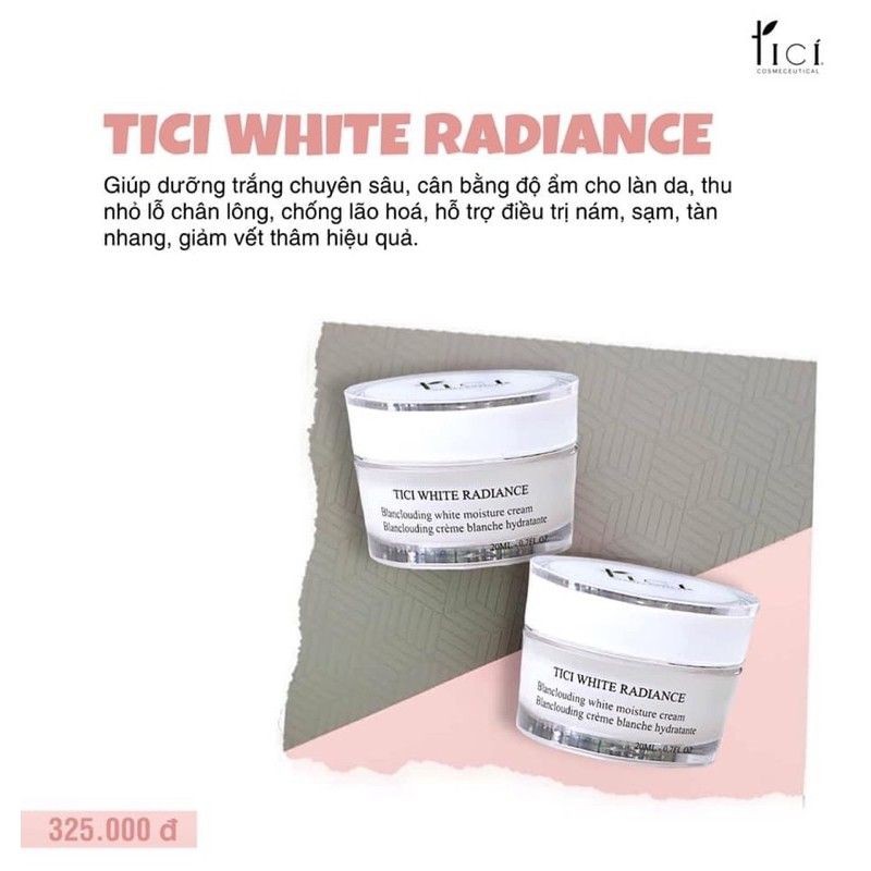Face đêm TICI WHITE RADIANCE