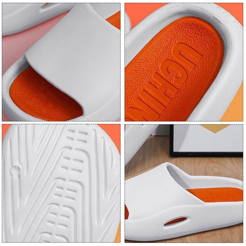 Dép Quai Ngang Đế Dày Chống Trượt Thoải Mái Thời Trang Mùa Hè Phong Cách Hàn Quốc Cho Nam