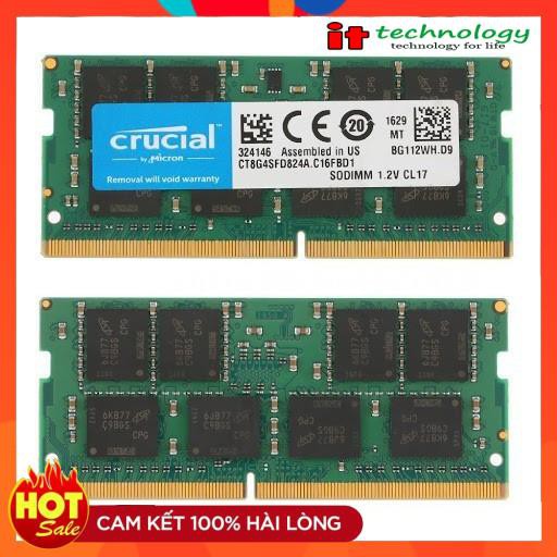 🎁 RAM Laptop Crucial 16GB DDR4 2400MHz SODIMM - Hàng Chính Hãng