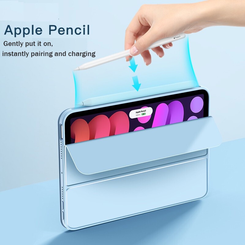 Ốp Máy Tính Bảng Da Từ Tính Có Đế Cho iPad Air 5 2022 Pro 11 2021 2019 12.9 10.2 9th 8th 7th Mini 6