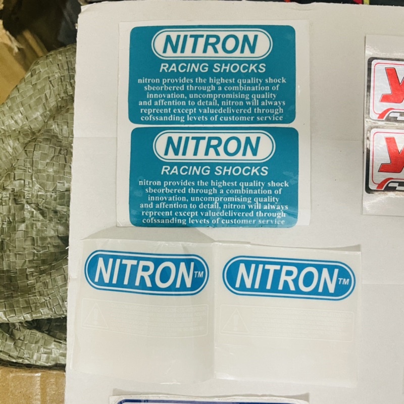 Tem lẻ dán phuộc xe ohlins yss rcb nitron ….
