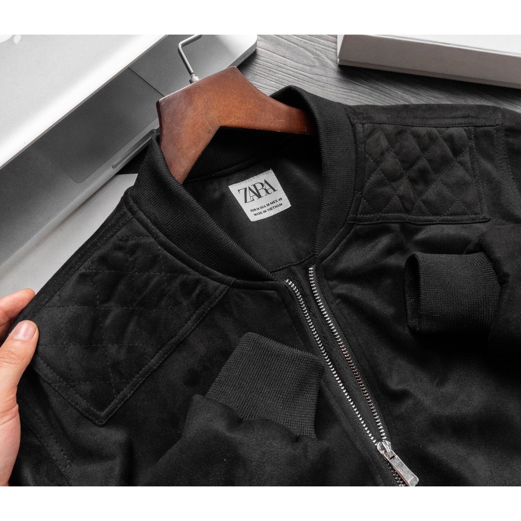 Áo khoác da lộn lót lông cho nam | BigBuy360 - bigbuy360.vn