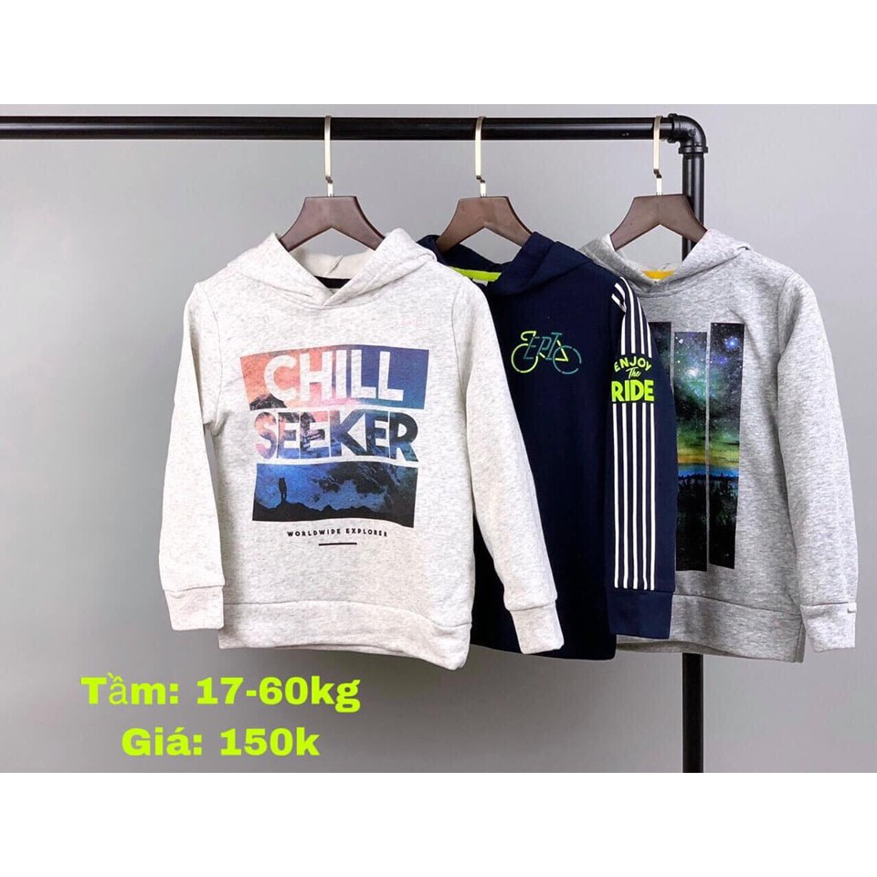 Áo Nỉ chui đầu Có Nón bé trai Oldnavy