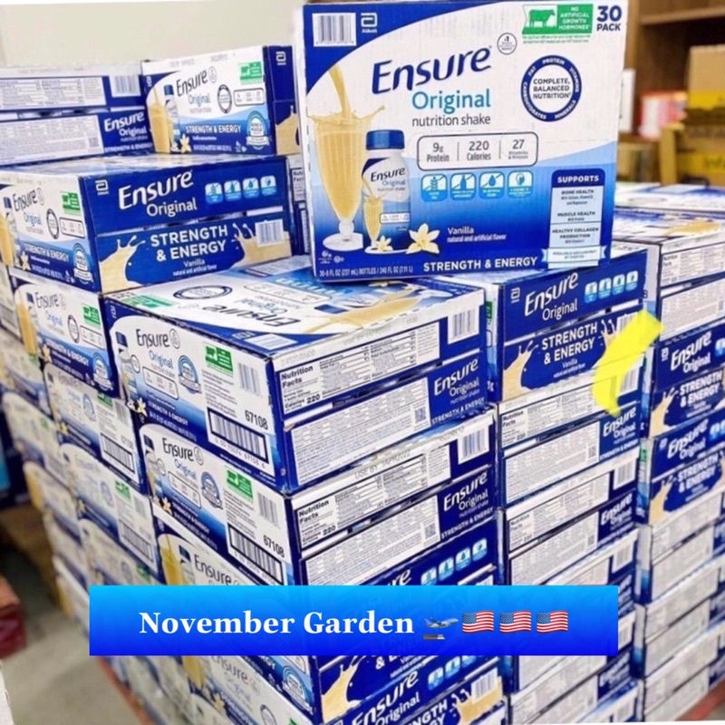 Thùng Sữa Ensure Mỹ 237ml x 30 chai