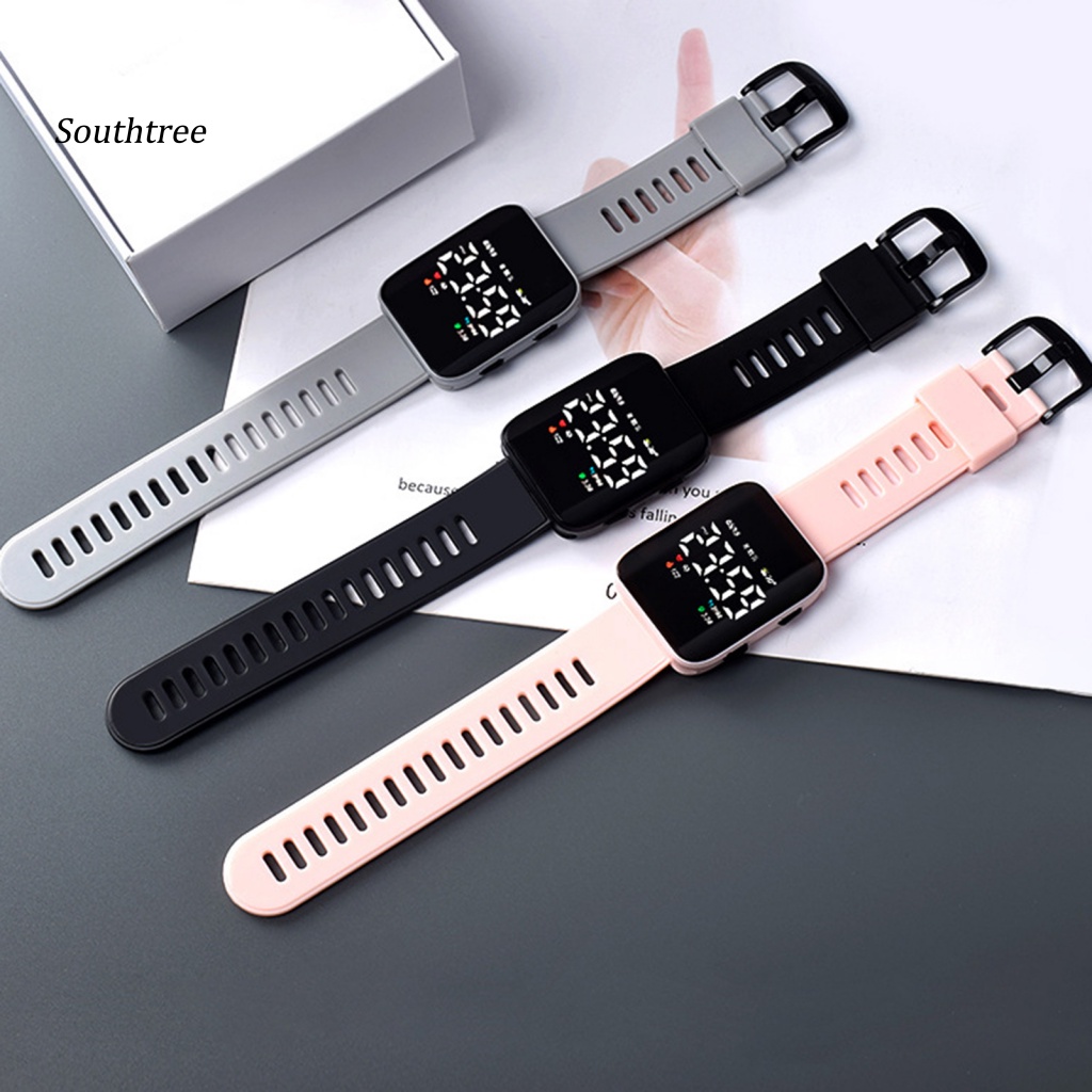 Đồng hồ điện tử chống nước có đèn LED cho học sinh