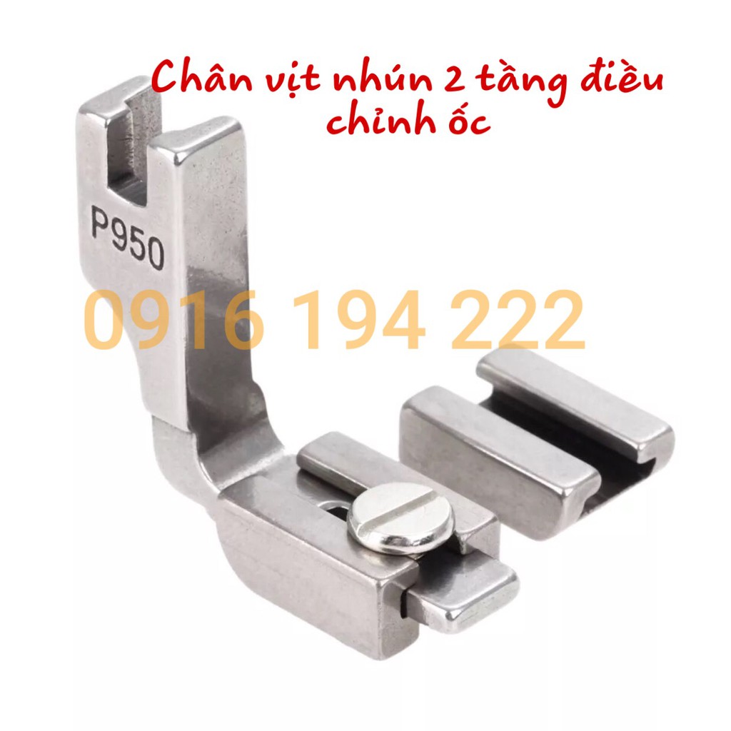 Chân vịt nhún 2 tầng có ốc điều chỉnh máy CN 1 kim