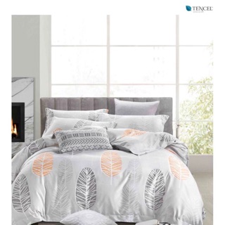 Bộ chăn ga Tencel pha có mền 5 món