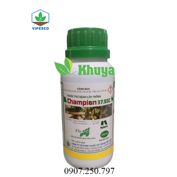 Thuốc trừ bệnh Vipesco Champion 37.5 SC chai 250ml