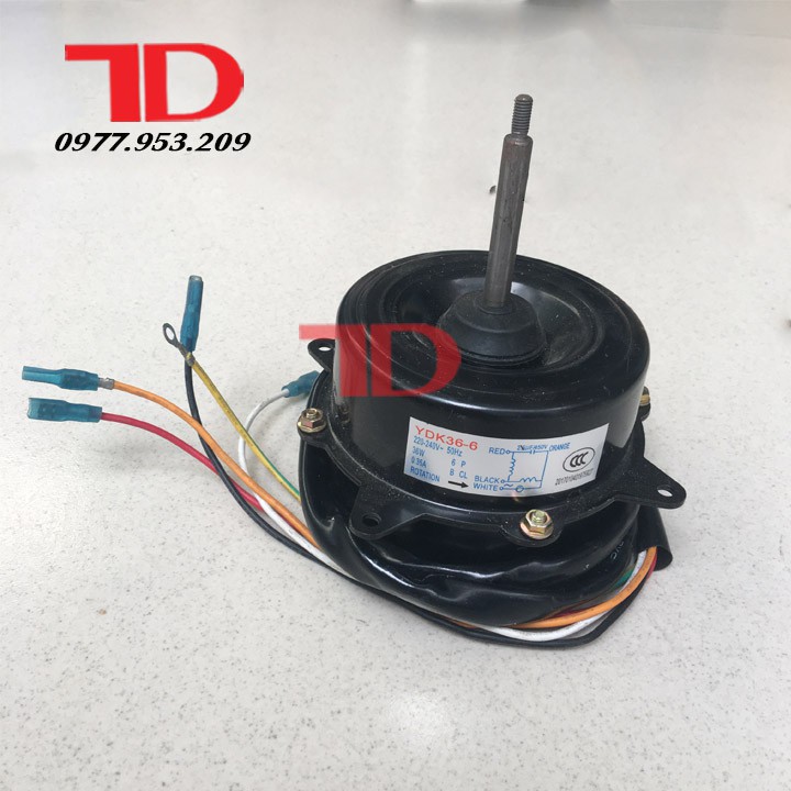Mô tơ quạt dàn nóng 1HP đến 1.5HP 36W 5 dây ngược chiều