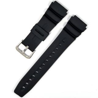 Dây đồng hồ YIFILM 18mm 20mm 22mm bằng cao su silicon màu đen khóa thép không gỉ