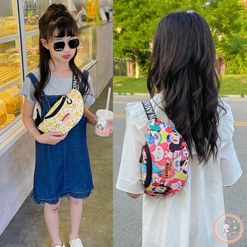 Túi Đeo Chéo Mini Họa Tiết Kẻ Ô Vuông Phong Cách Hàn Quốc Cho Bé