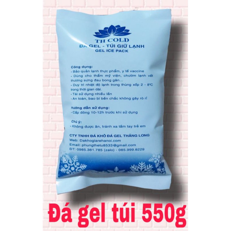 Đá khô đá gel bảo quản lạnh 550g