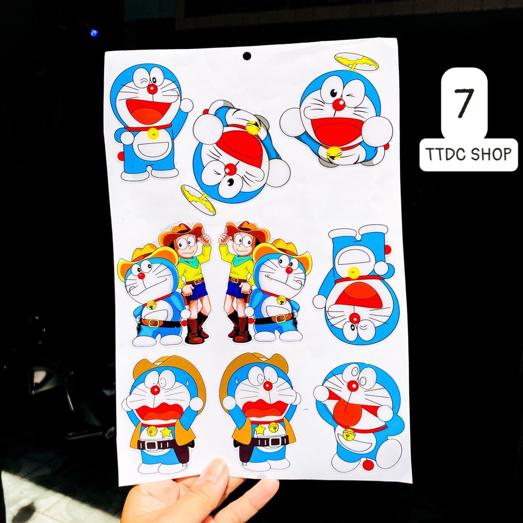 Tem Set Decal nổi TTDC SHOP