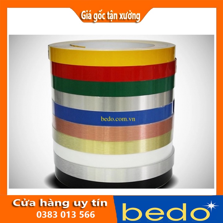 chân chữ không gờ màu vàng bóng dài 100m