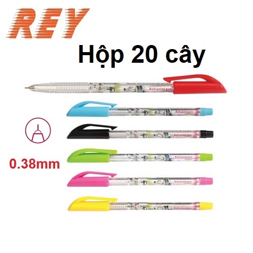 [Giá sỉ] Hộp 20 bút bi Simply 𝑻𝒉𝒊𝒆̂𝒏 𝑳𝒐𝒏𝒈 TL-062 nhiều màu ngòi 0.38mm