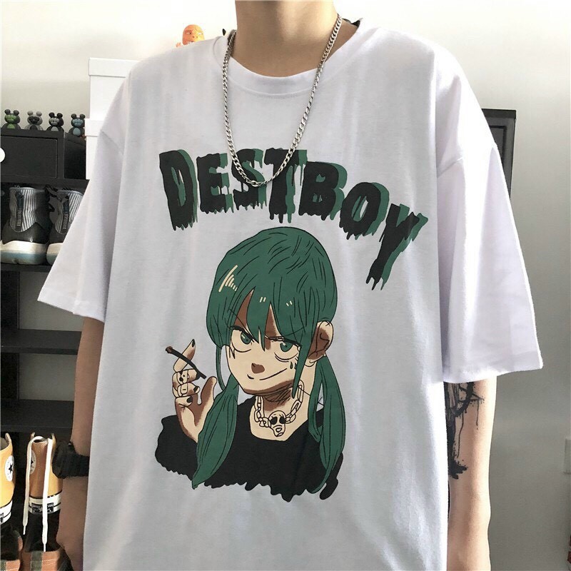 áo thun in chữ DESTBOY form rộng tay lỡ cá tính211