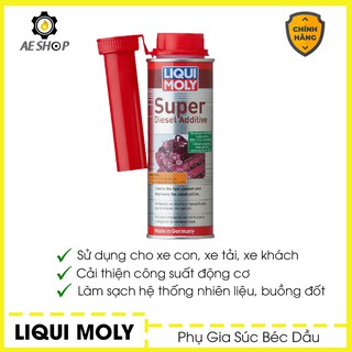 Súc Béc Dầu Liqui Moly Cao Cấp Cho Xe Ô Tô 250ml Phụ Gia Máy Dầu [Chính Hãng]