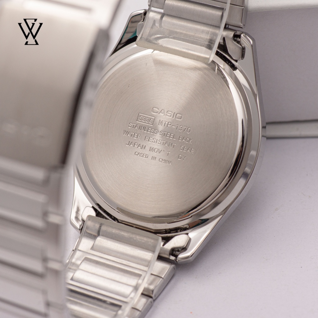 Đồng Hồ Quartz Nam Casio WATCHSTORE MTP-1370D-1A2VDF Thiết Kế Kính Khoáng 40mm, Dây Kim Loại, Vỏ Thép Không Gỉ
