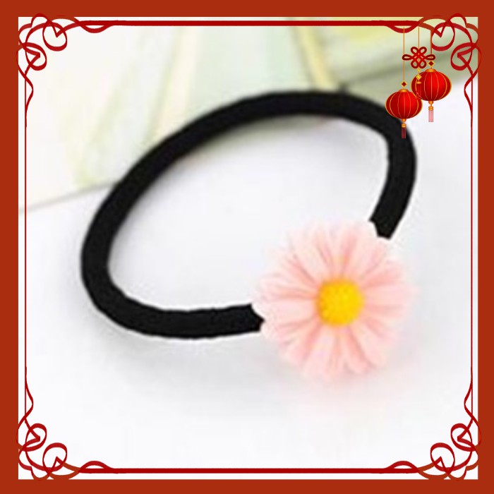 Buộc tóc hoa cúc