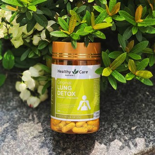 Hỗ trợ thải độc phổi Lung Detox Healthy Care - 180 viên (Date 2023)