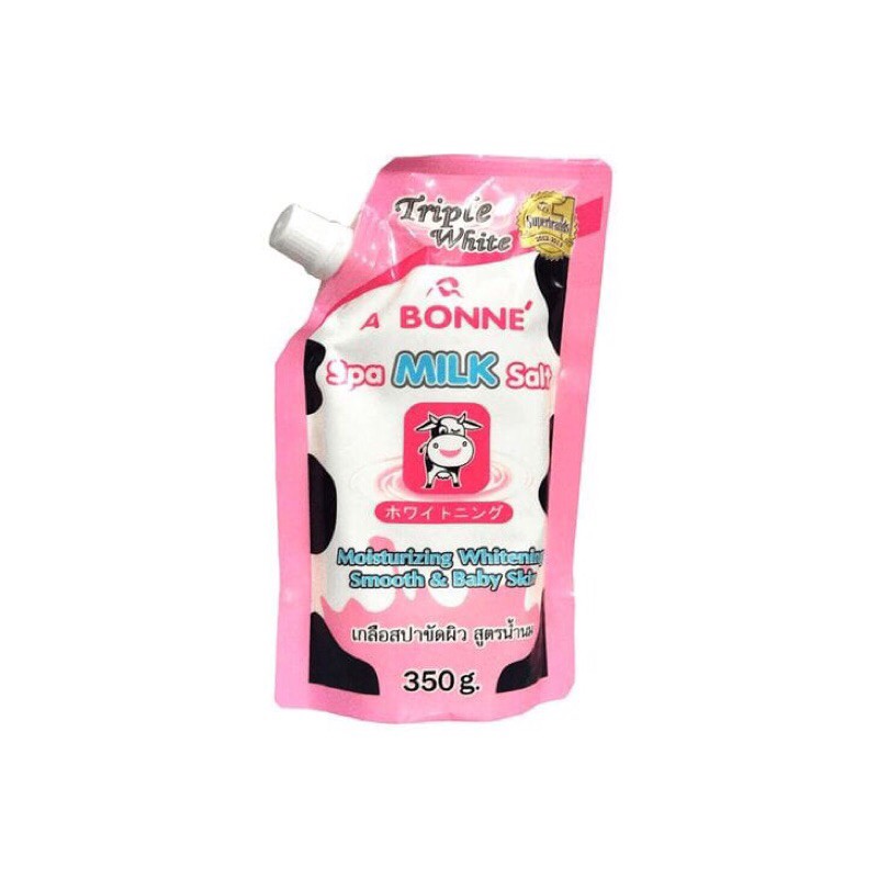 Muối tắm sữa bò A Bonne_ Muối tẩy tế bào chết A Bonne Spa Milk Salt | BigBuy360 - bigbuy360.vn