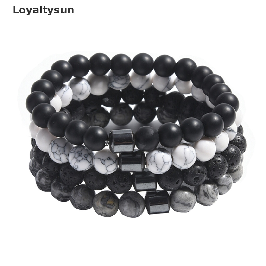 Chuỗi Hạt Đá Núi Lửa 8mm Mới