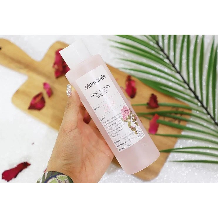 Nước Hoa Hồng Mamonde Rose Water Toner hỗ trợ cấp ẩm, mịn da, 250ml | BigBuy360 - bigbuy360.vn