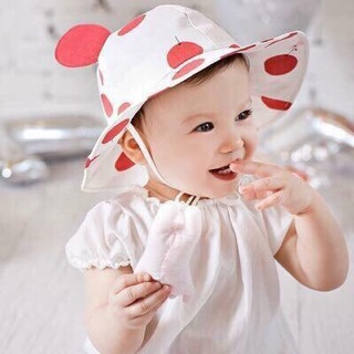 Mũ rộng vành cho bé gái