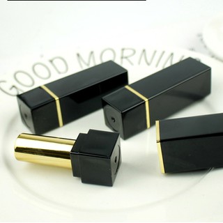 Combo 100 vỏ son sáp khuôn 12.1mm Vuông đen, bóng ysl khuôn 12.1mm