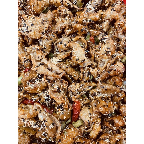 Da Gà Sấy Giòn Tứ Xuyên Lon 250gram [Có Bán Sỉ], [Loại Đặc Biệt] Hàng ngon nhà làm