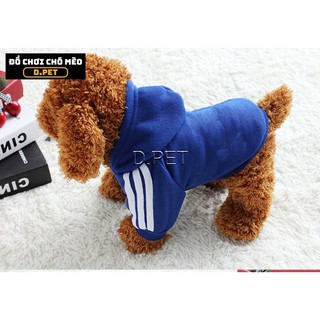 Áo thể thao cho chó mèo, quần áo cho chó mèo Màu xanh