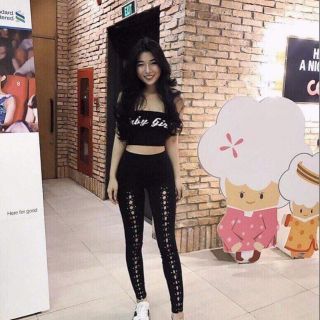 Áo ống in baby girl