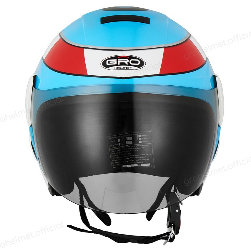 Mũ bảo hiểm 3/4 đầu GRO V0 size 55-58cm 2021