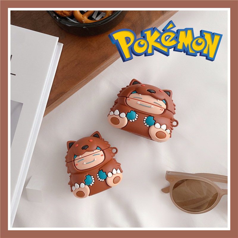 Have stock Pokémon Snorlax Airpods 1/2/pro Protective Soft Shell Apple Bluetooth Wireless Headset Case