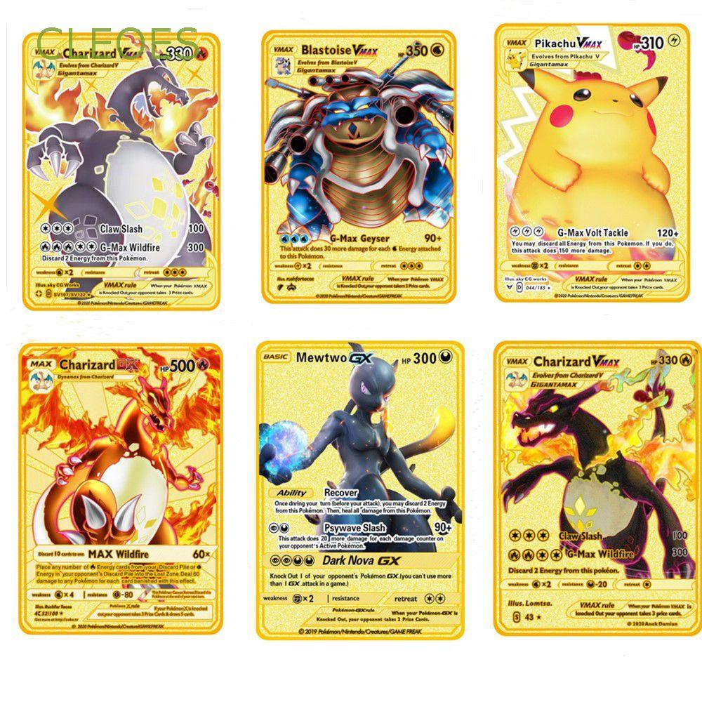 Bộ Thẻ Bài Pokemon Tiếng Anh Charizard Vmax GX Pokemo|Thẻ Vmax