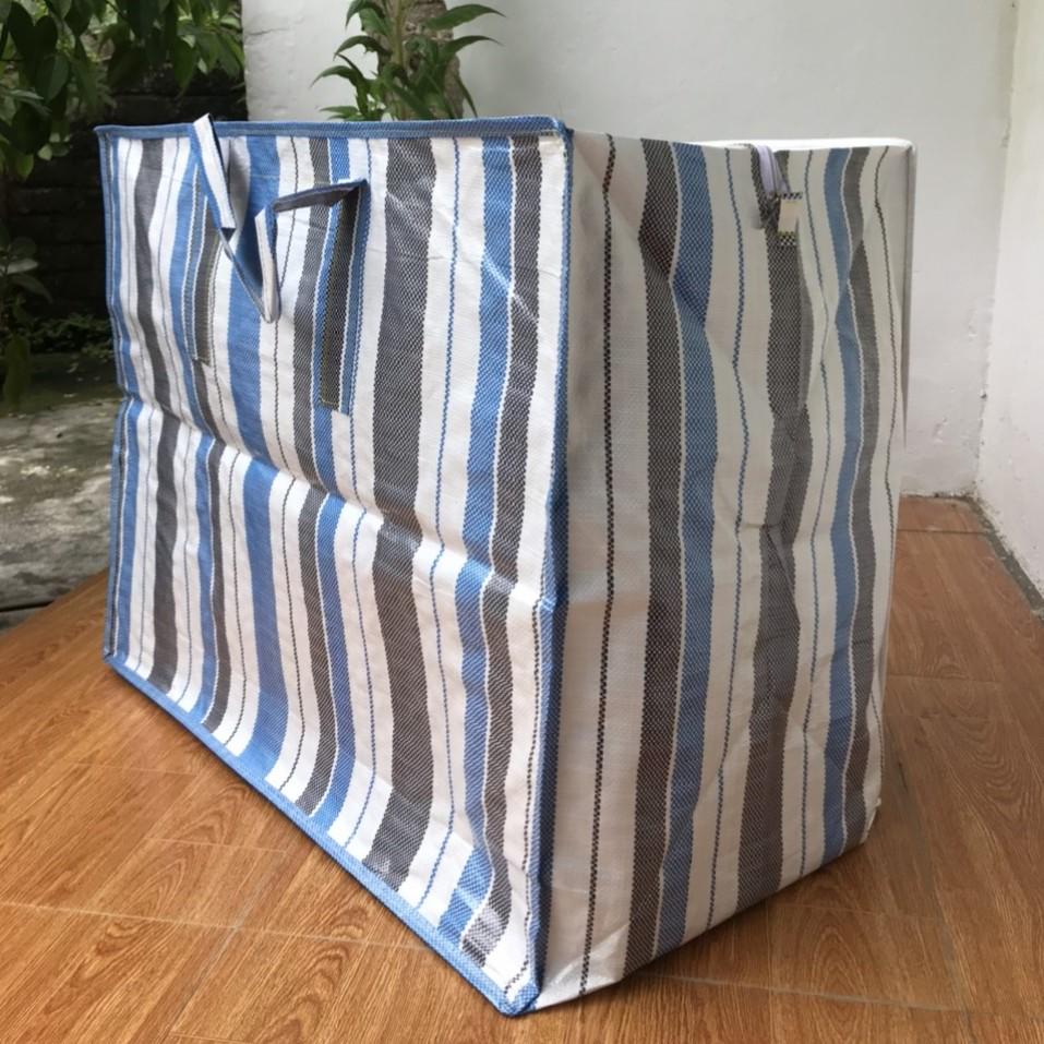 Túi bạt dứa 60x30x50 cm dày bền, đựng quần áo chăn màn